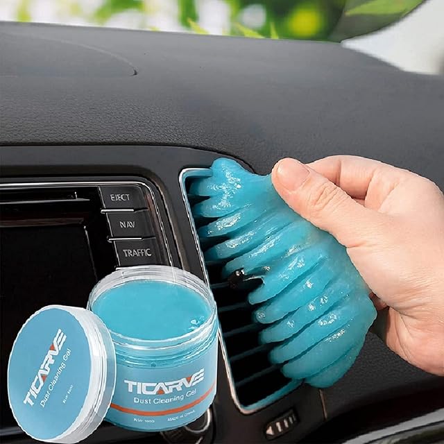 TICARVE Cleaning Gel for Car Detailing Putty Auto Cleaning Putty Car Gel Cleaner Keyboard Cleaner Universal Dust Cleaner for Car, Laptops, Printers, Cameras