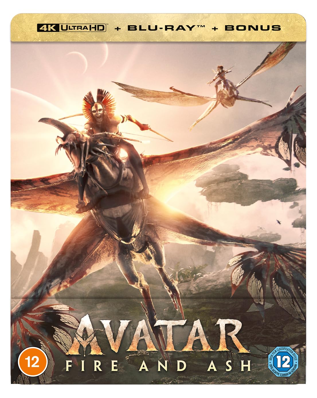 Avatar: Fire and Ash UHD + Blu-ray + Blu-ray Bonus disc SteelBook®