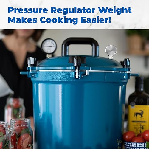 Miniatura 7 de ANTOBLE Regulador de presión de peso compatible con todas las latas de olla a presión American de 10.5 cuartos de galón, 15.5 cuartos de galón, 21.5