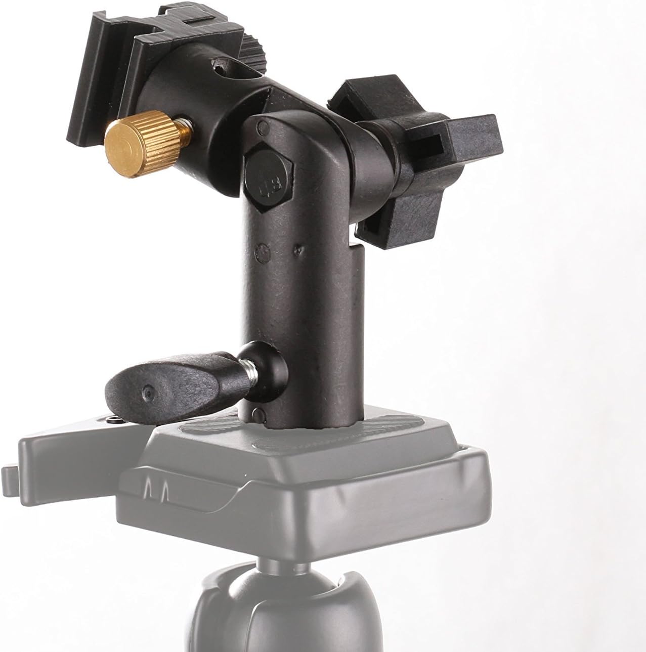 Fotga E-III Camera Flash Speedlite Mount Swivel Light Stand Bracket with Umbrella Reflector Holder for Flashes Studio Light LED Light 1/4", 3/8" Mount : Electronics