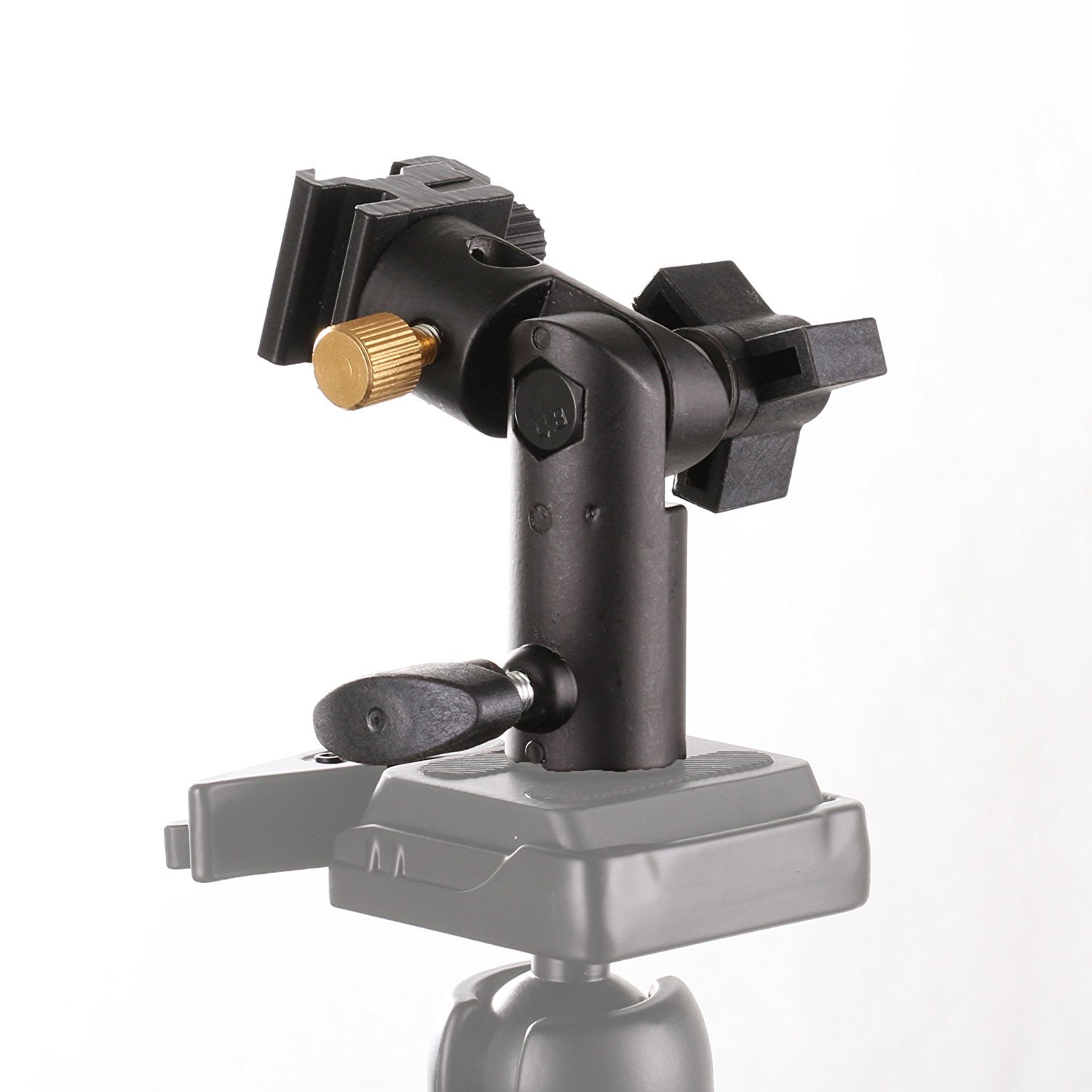 Support Pivotant Pour Parapluie De Studio Photo - Compatible Vis 1/4" Et 3/8" - Noir - Pour Trépied Et éclairage