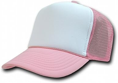 Pink and white trucker hat Clearance