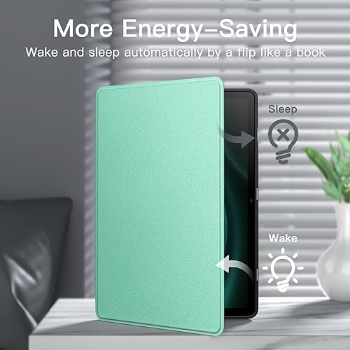 Miniatura 5 de JETech Case for Samsung Galaxy Tab S10 Lite / S10 FE / S9 FE 10.9-Inch with S Pen Holder, Slim Folio Stand Protective Tablet Cover, Multi-Angle Verde