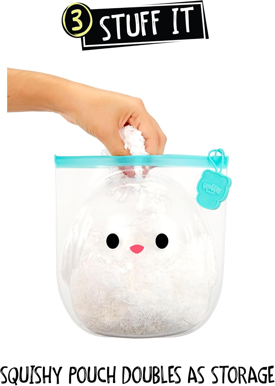Fluffie Stuffiez Sheep Small Collectible Feature Plush - Surprise Reveal Unboxing Huggable Tactile Play Fidget DIY Ultra Soft Fluff