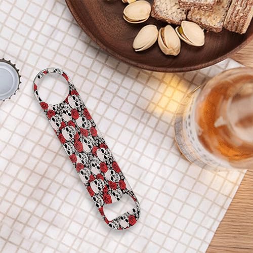 Miniatura 3 de TESIQIMT Abrebotellas planos, abridores de cerveza de acero inoxidable de alta resistencia, abrelatas resistentes y duraderos, perfectos para