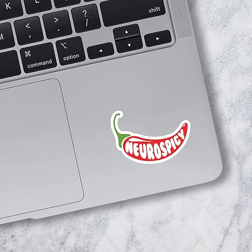 Miniatura 2 de Neurospicy Stickers, Vinyl Mental Health Decal For Laptops Water Bottles Phone Car Mug, Water Assistant Neurodivergent Stickers, ADHD Gifts For Boys