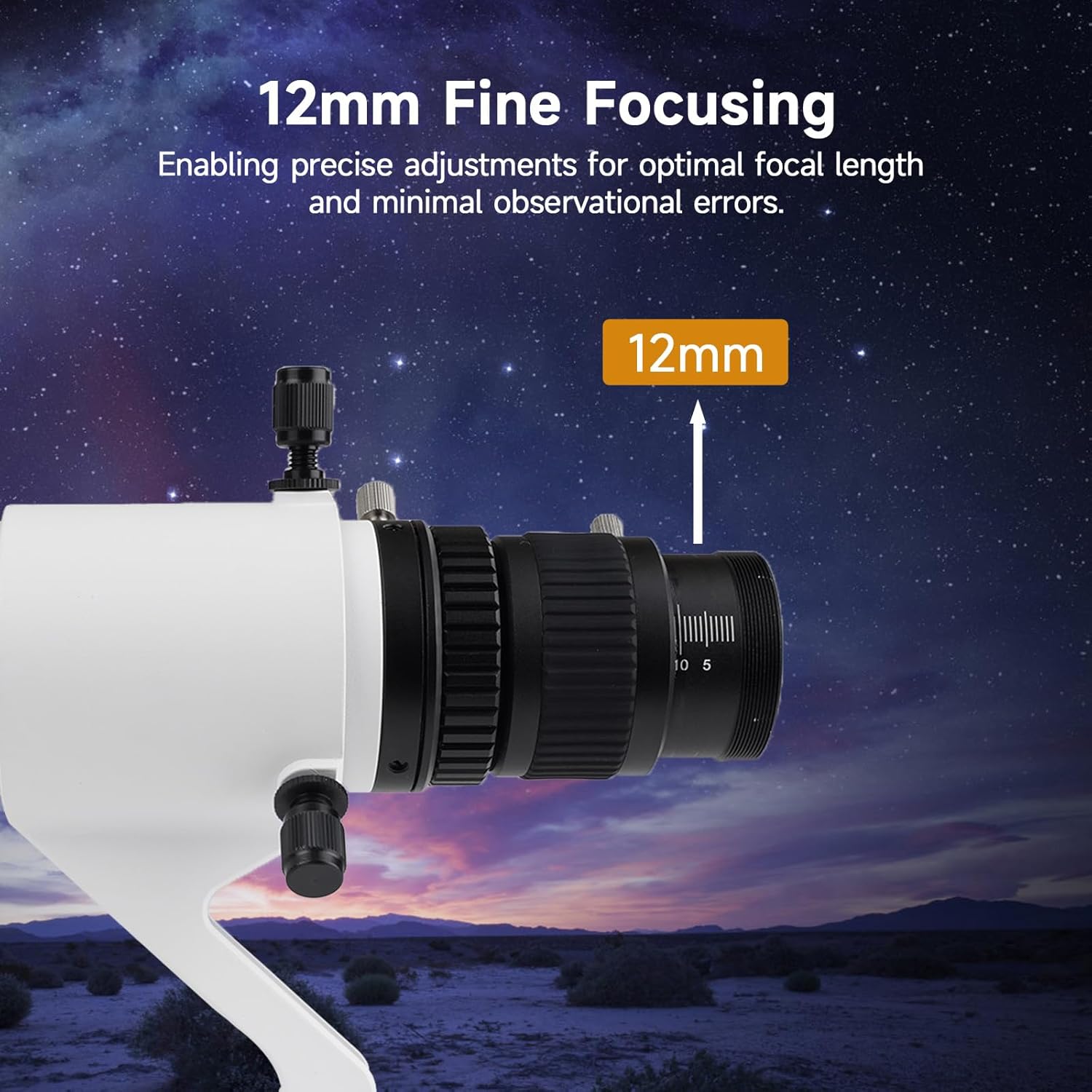 SVBONY SV198 50mm Guide Scope Finder Scope with Dual Helical Focuser Fine Focusing, Dual Use of Star Searching and Guiding with 45mm T2 Extension Tube for Astrophotography, Auto Guiding and Telescope