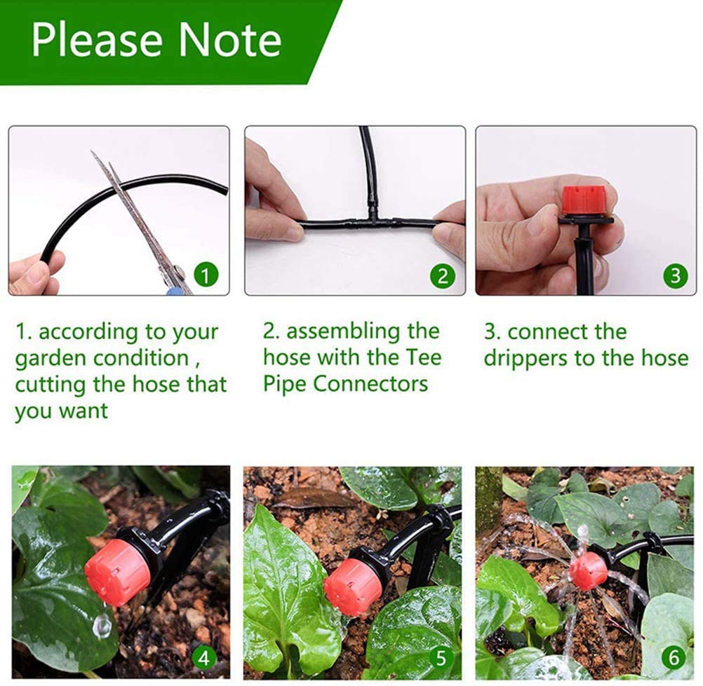Kit d'irrigation goutte-à-goutte pour jardin