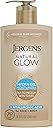 Jergens Natural Glow Hydra Gel Moisturizer, Hyaluronic Acid Tanning Lotion, Hydrating Tanning Gel, Fragrance-Free Self Tanner, Fair to Medium Skin Tones, 8.3 Fl Oz