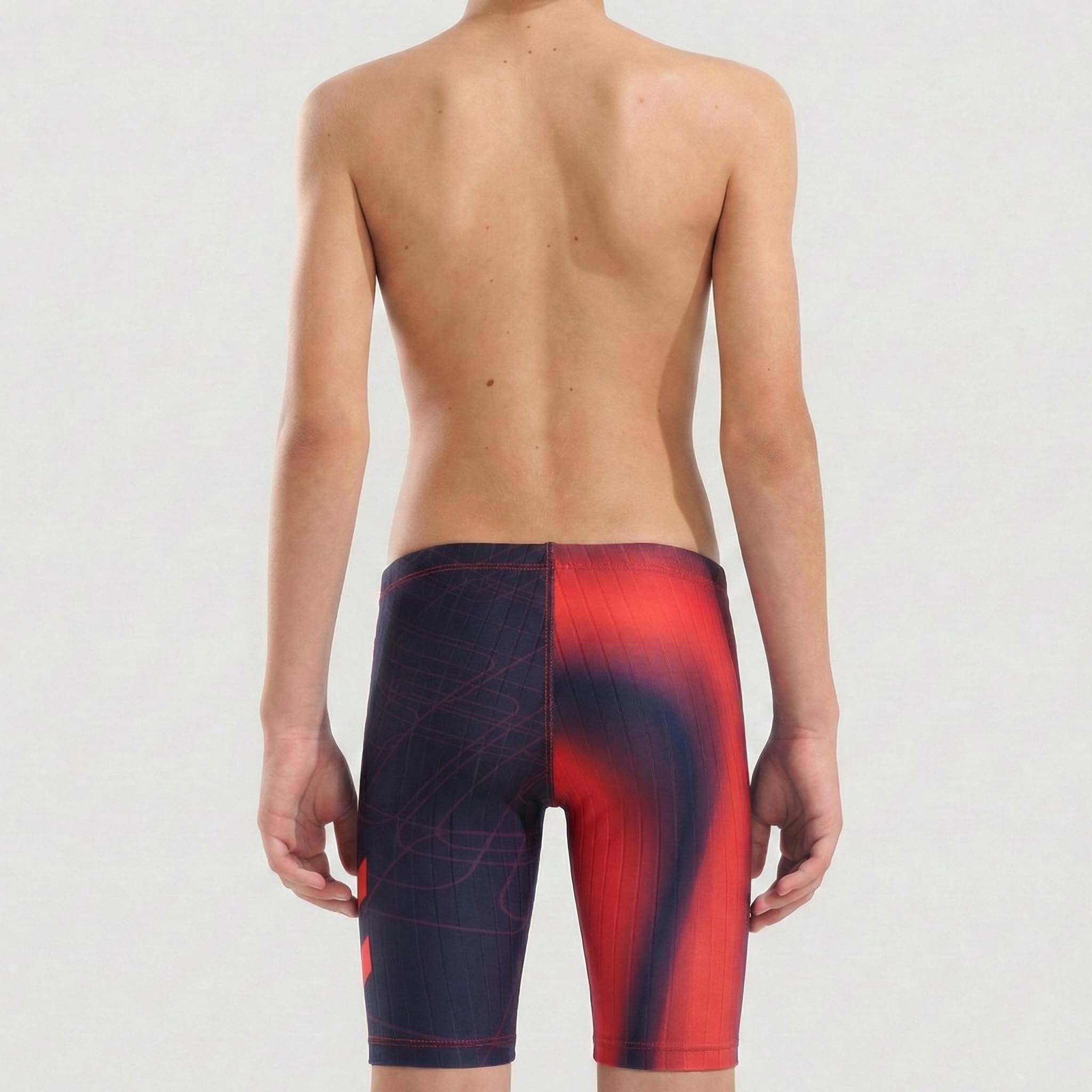MY KILOMETRE Maillot de Bain Garçon Jammer Compétition - Short de Natation Enfant Résistant au Chlore, Séchage Rapide & Élastique