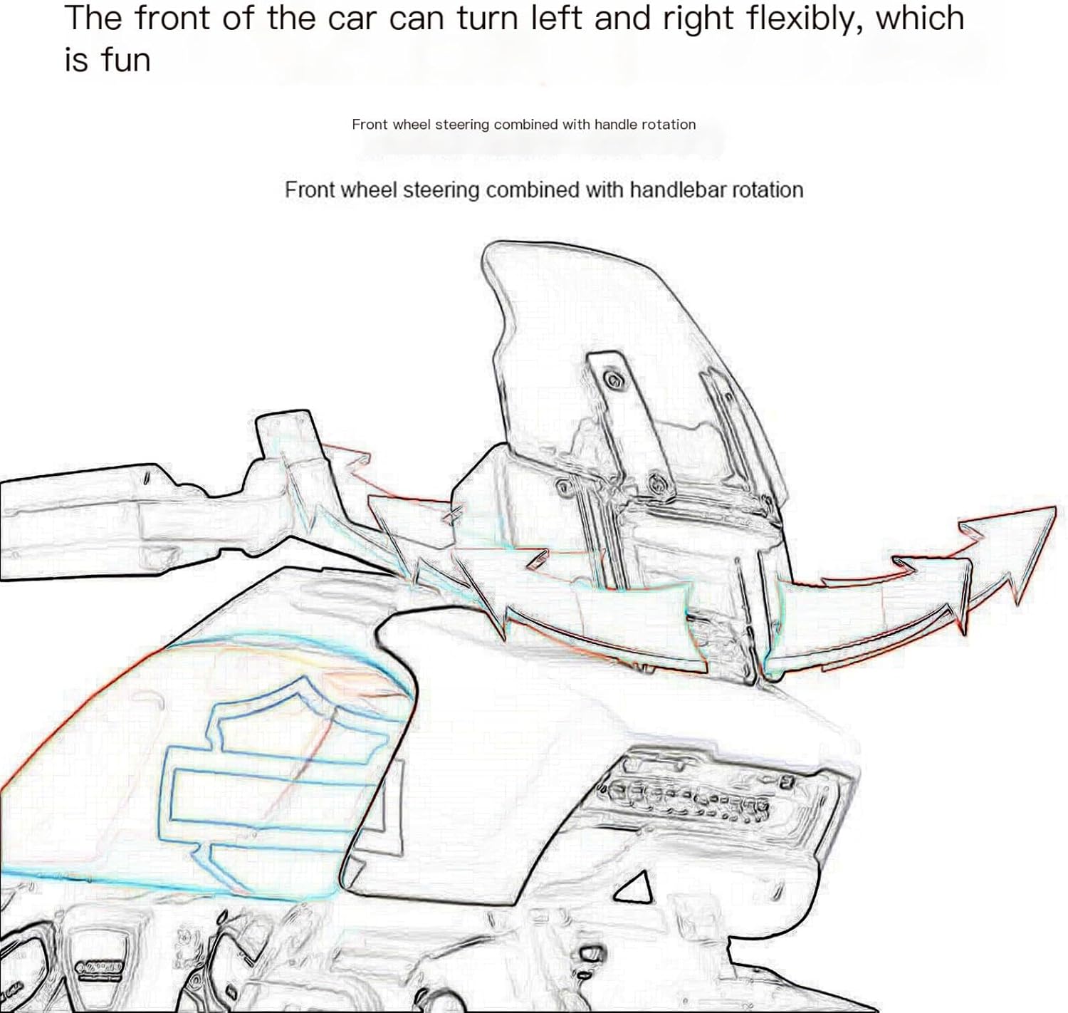 KCBHD（クン） 1:18 に適合するデビッドソン 1952 Kモデルオートバイ