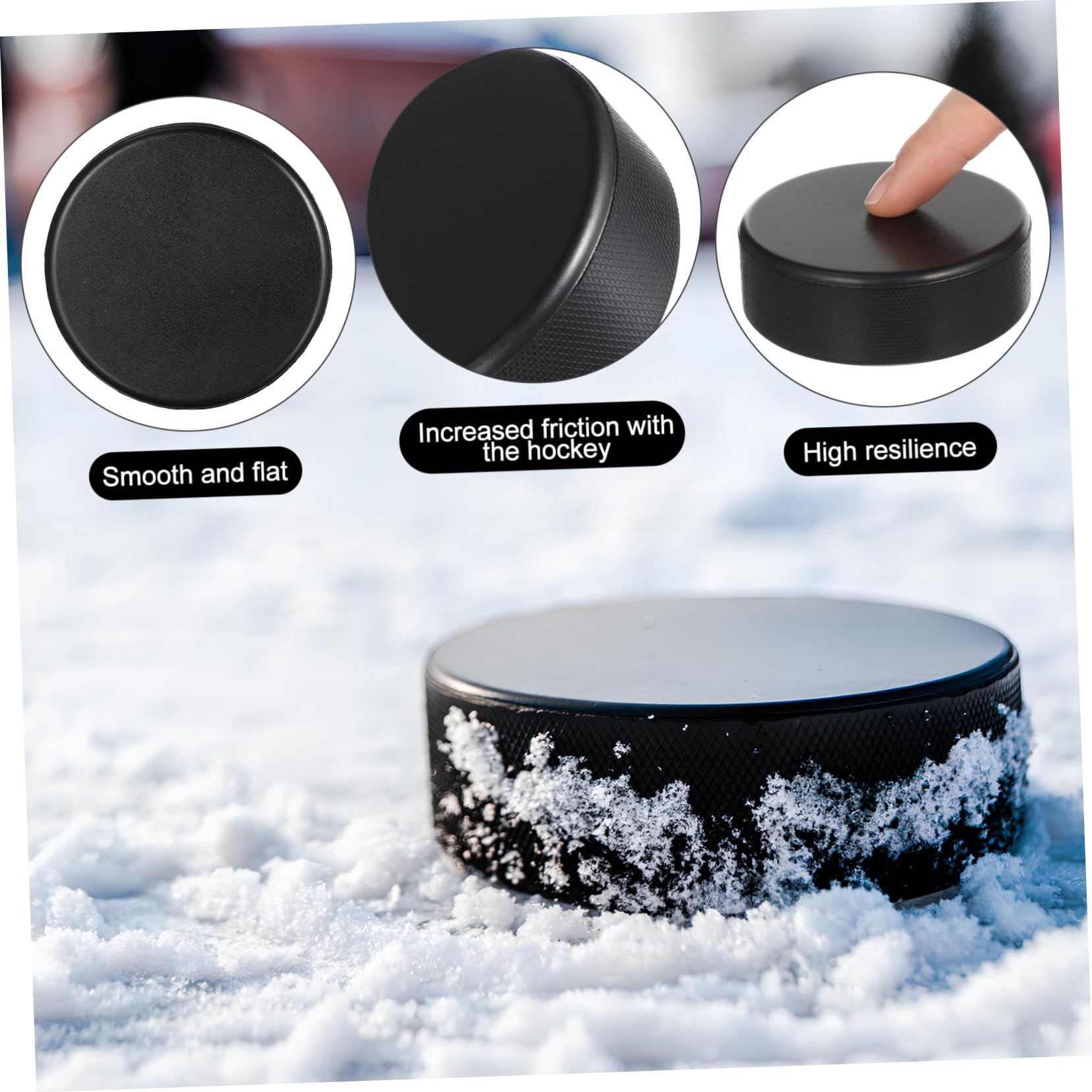 Rondelles de Hockey en Mousse Souple Lot de 24 Sûr à Jouer 100% Mousse pour Entraînement Utilisation Intérieure Jeu de Hockey en Salle