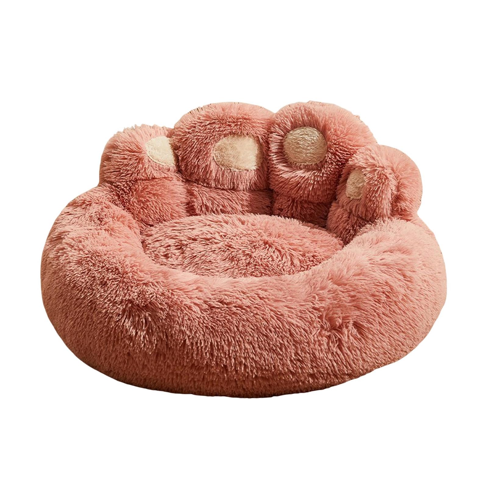 Psy puszyste łóżko uroczy design kot sofa łóżko miękka puszysta poduszka pluszowe przytulne legowisko dla zwierząt domowych dla małych średnich dużych psów i
