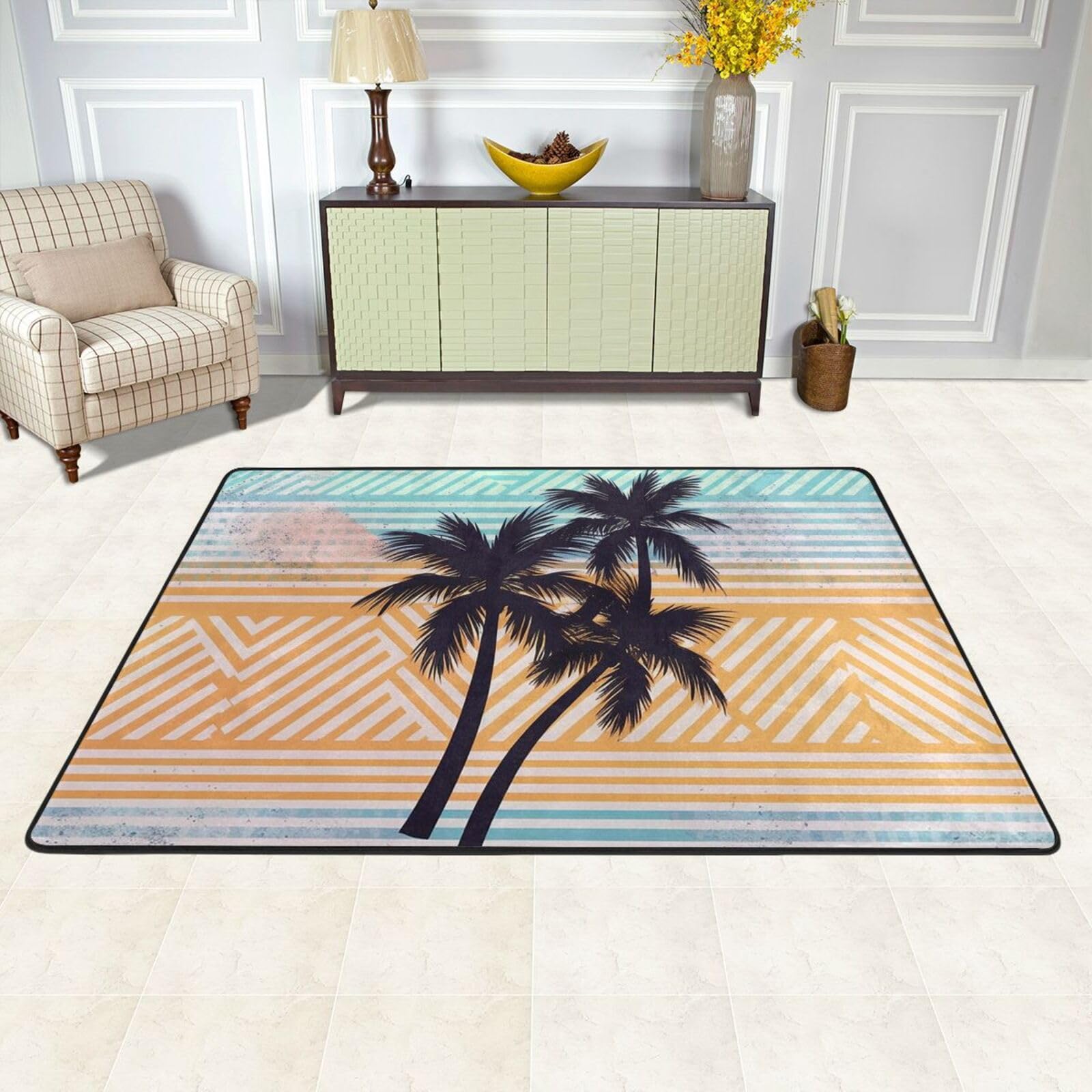 Tapis antidérapant lavable pour éviter les glissades dans le bureau et salon