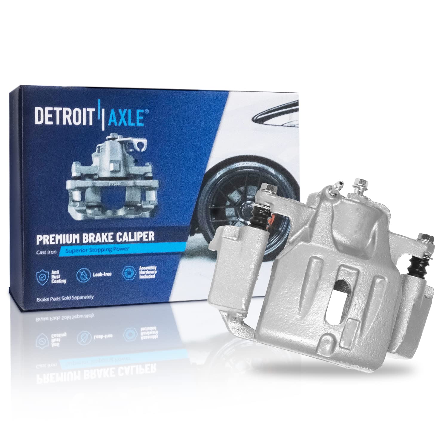 Detroit Axle - Front Right Brake Caliper for 2001-2007 Toyota Highlander