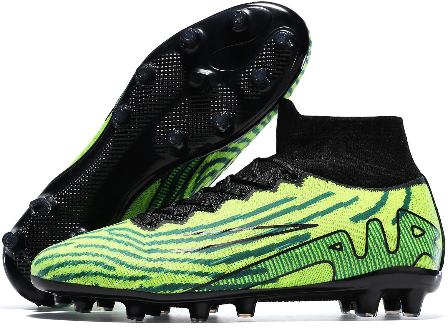 Ganal HawkUnisex-Adult Soccer Cleats Mens Women Soccer Shoes Slip-On Lace Up Football Shoes Soccer Shoes