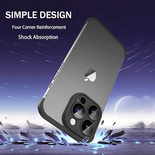 Miniatura 10 de Losin Funda compatible con iPhone 15 Pro, diseño sin bordes, protección de lente de cámara, delgada, ligera, de silicona suave, sin marco, a prueba