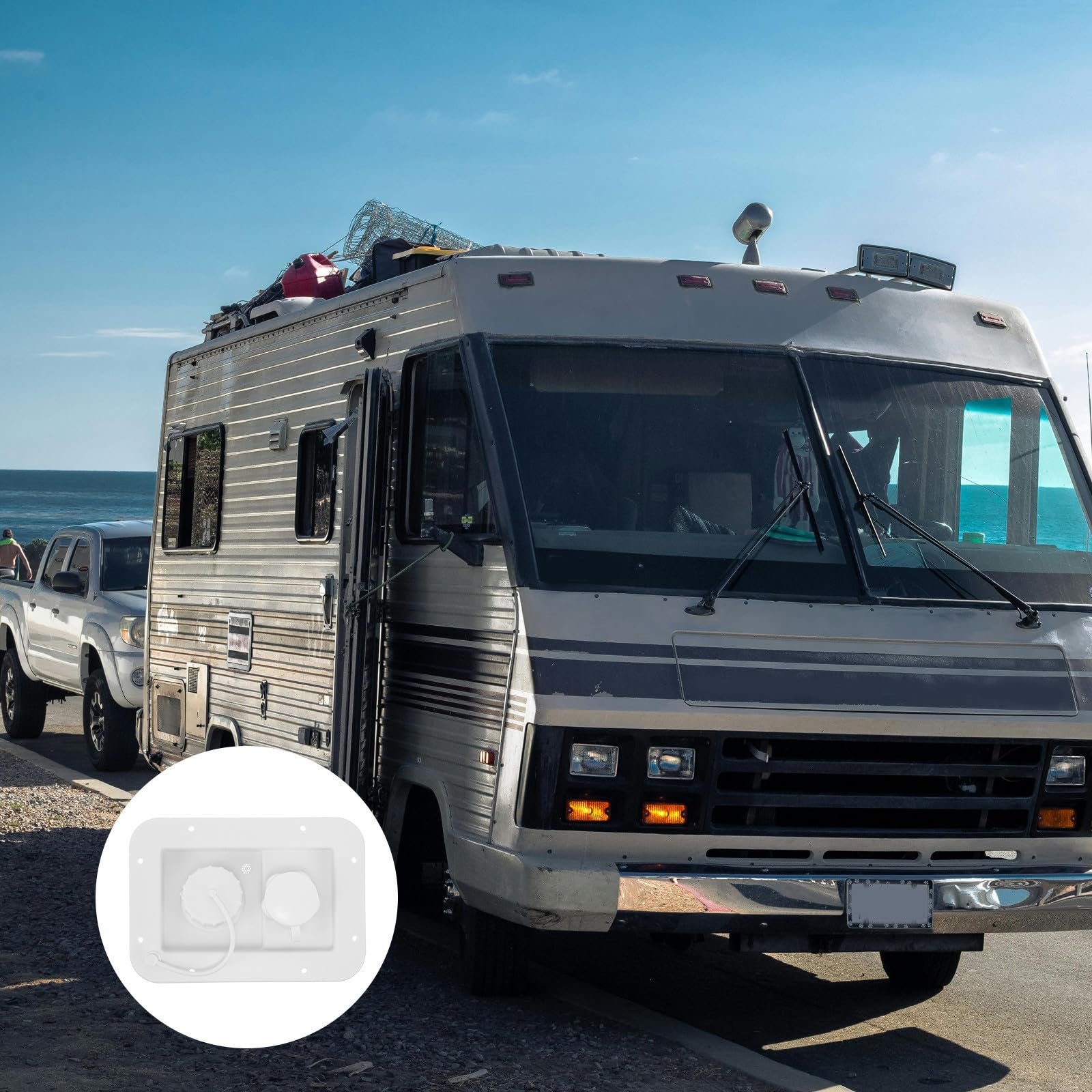Puerto de Llenado de Agua para Autocaravana con Válvula de Retención