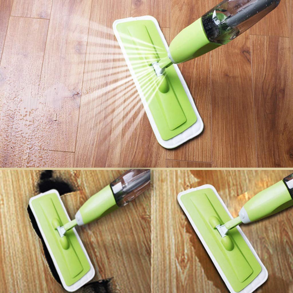 Fregona con pulverizador para Limpieza de Suelos, fregona Plana para el hogar, Cocina, Madera laminada, Azulejos de cerámica, visión de Limpieza de Suelos Learned extensively
