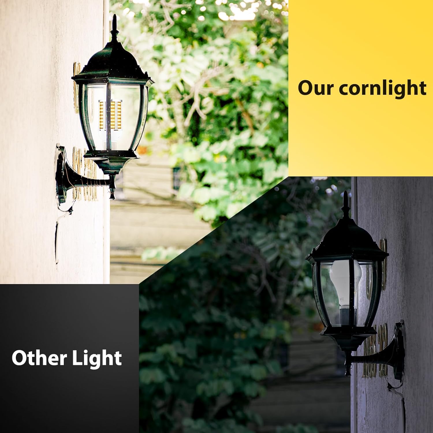 35W 6 pack LED Corn Light Bulb 3000K,(300W Equivalent ) Commercial Grade warm white E26/E39 5000LM Medium Mogul Base LED Lamp,Large Area Lights For Outdoor Indoor Garage Warehouse Factory Bay Light