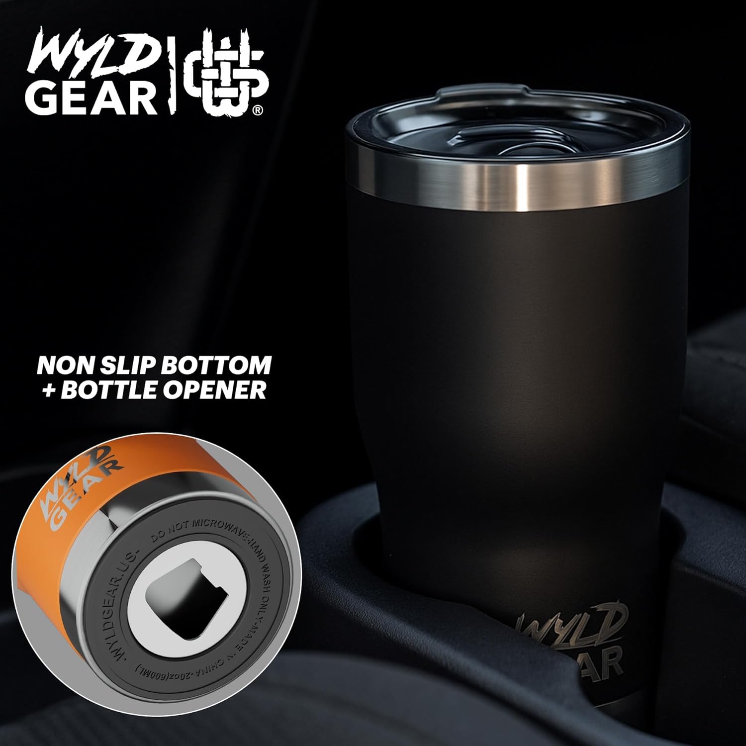 Wyld Tumbler (Burnt Orange, 20oz/591ml) - Image 2