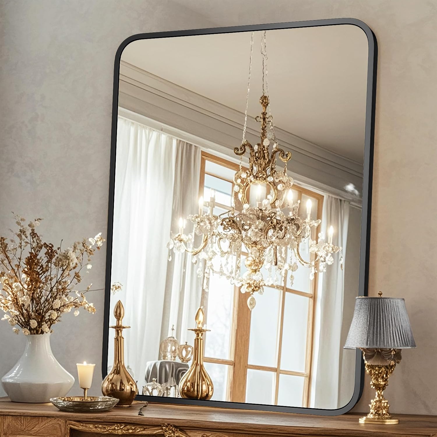 22×30 Bathroom Mirror for Wall, Modern Bathroom Vanity Mirror