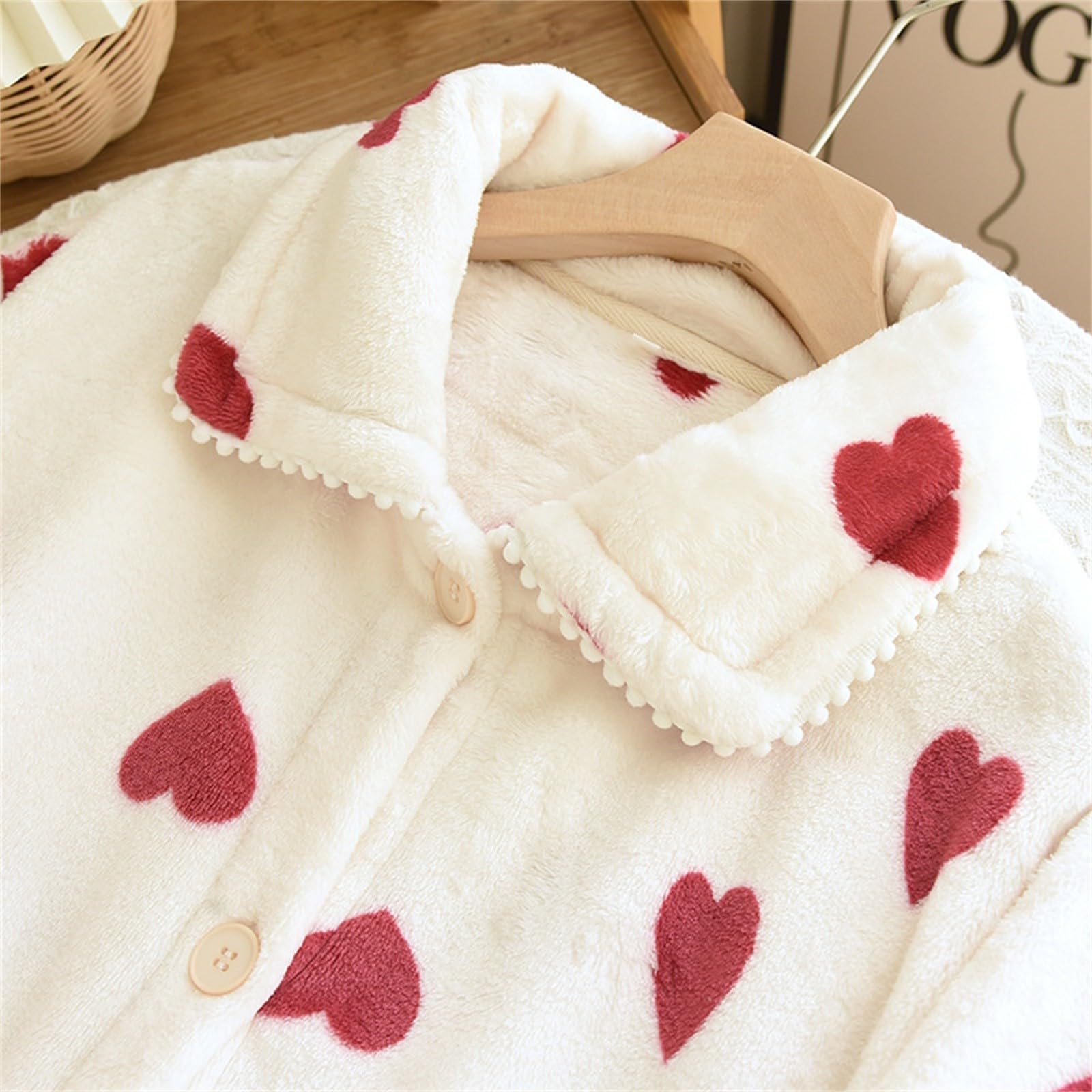 Accappatoi da donna in pile, a maniche lunghe, vestaglia da donna