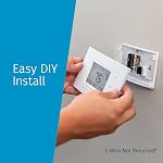 Thermostat intelligent Sensi Wi-Fi d'Emerson pour maison intelligente, DIY, fonctionne avec Alexa, certifié Energy Star, ST55