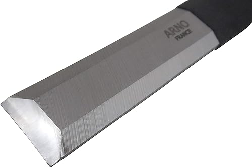 Miniatura 2 de 467887 - Cincel de acero macizo para marco de madera francesa, 0.984 in (1 pulgada) de ancho x 12 pulgadas de largo RC 58-60 mangos sumergidos de PVC