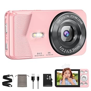 まデジタルカメラ Amazon | QZTCAMERA デジカメ 4K デジタルカメラ 小型カメラ