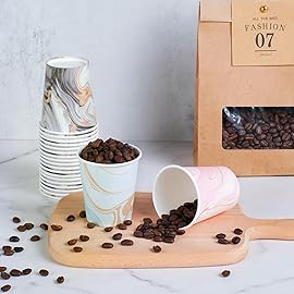 Huifany 300Pack 3 oz Paper Cups Disposable Bathroom Small Mouthwash Cups Bath Cup 3 oz Paper for Bathroom,Birthday Party, Travel, Events, Picnic, BBQ