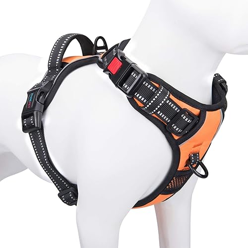 PHOEPET No Pull Dog Harnesses for Small Dogs Reflective Adjustable