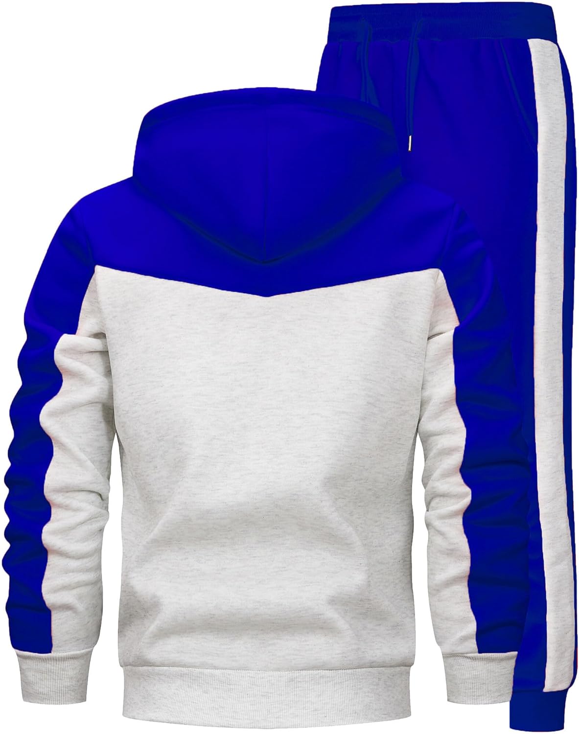 Men's 2 Pieces Tracksuit for Men Full Zip Jogger Sports Suit Gym Training Sweatsuits