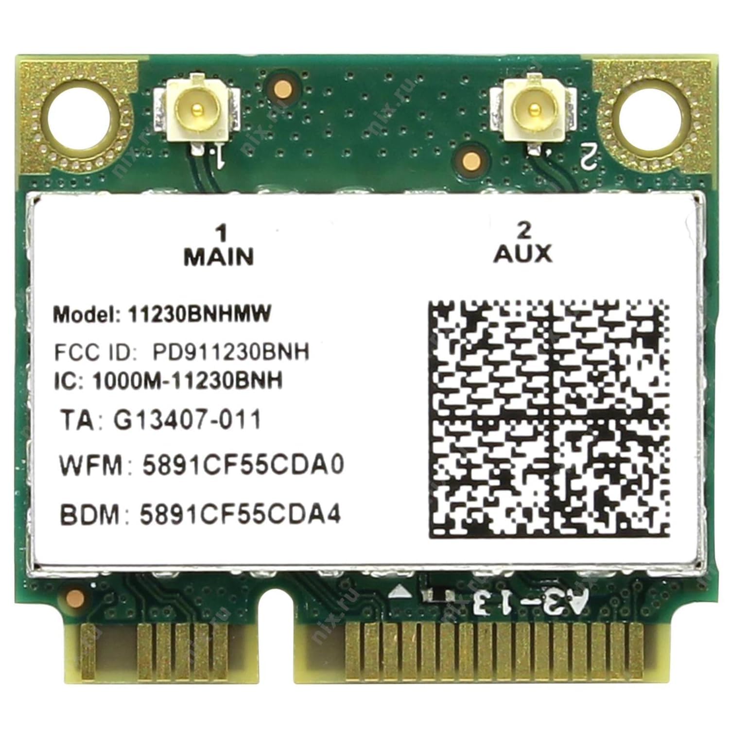 Legacy Mini-PCIe Wi-Fi Card for Intel Centrino 1030 | Half Mini PCIe Network Card | 300 Mbps with Bluetooth Support | HMC WLAN Replacement Part 1230BNH Wi-Fi Card 11230BNHMW