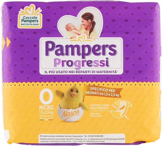 Pampers Pieluchy, Rozmiar 0