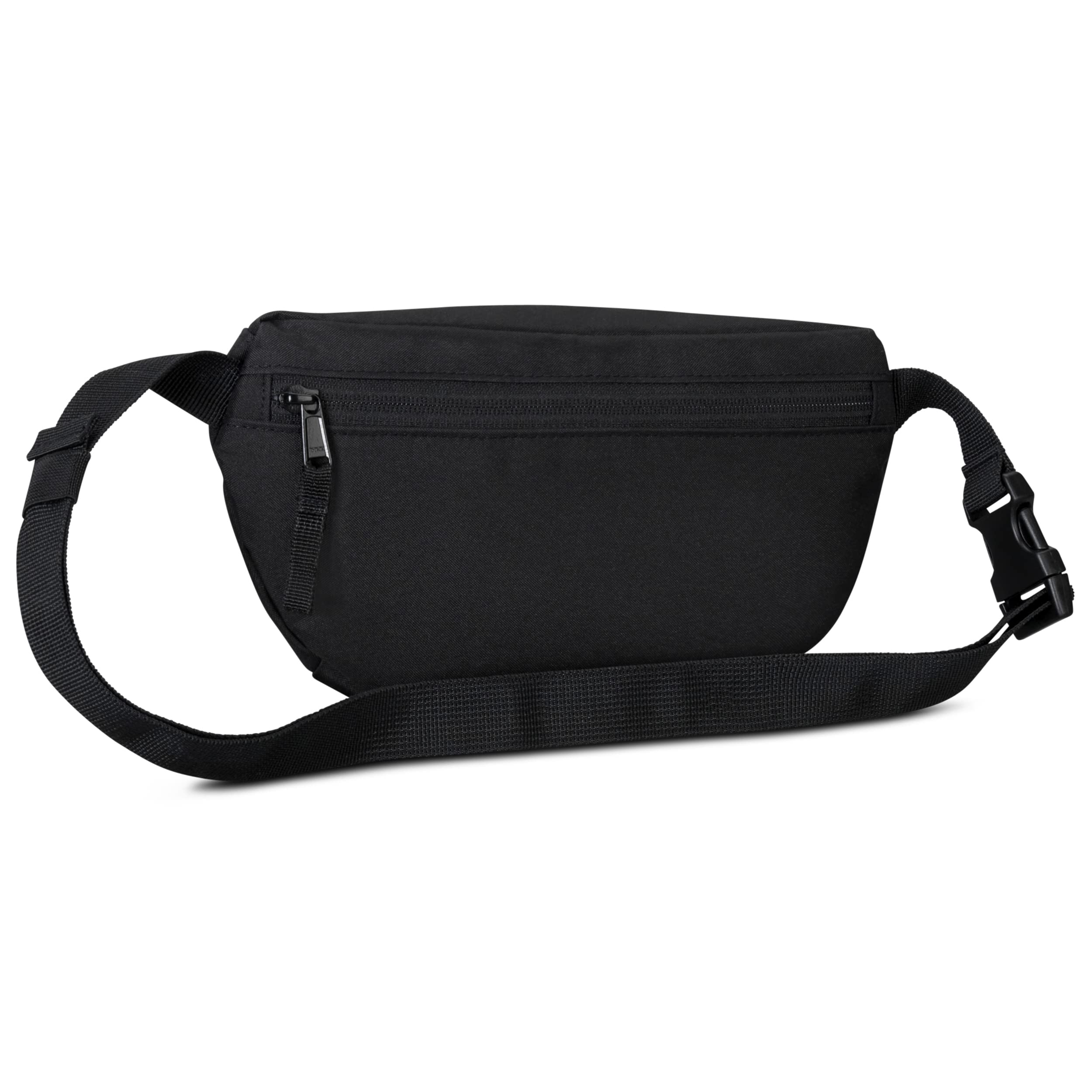 LARKSON Torba nerka damska i męska - Finn - saszetka biodrowa do uprawiania sportu na świeżym powietrzu w mieście - stylowa torba na pasek na festiwal - Crossbody Bag z paskiem - wodoodporna, czarny, Einheitsgröße