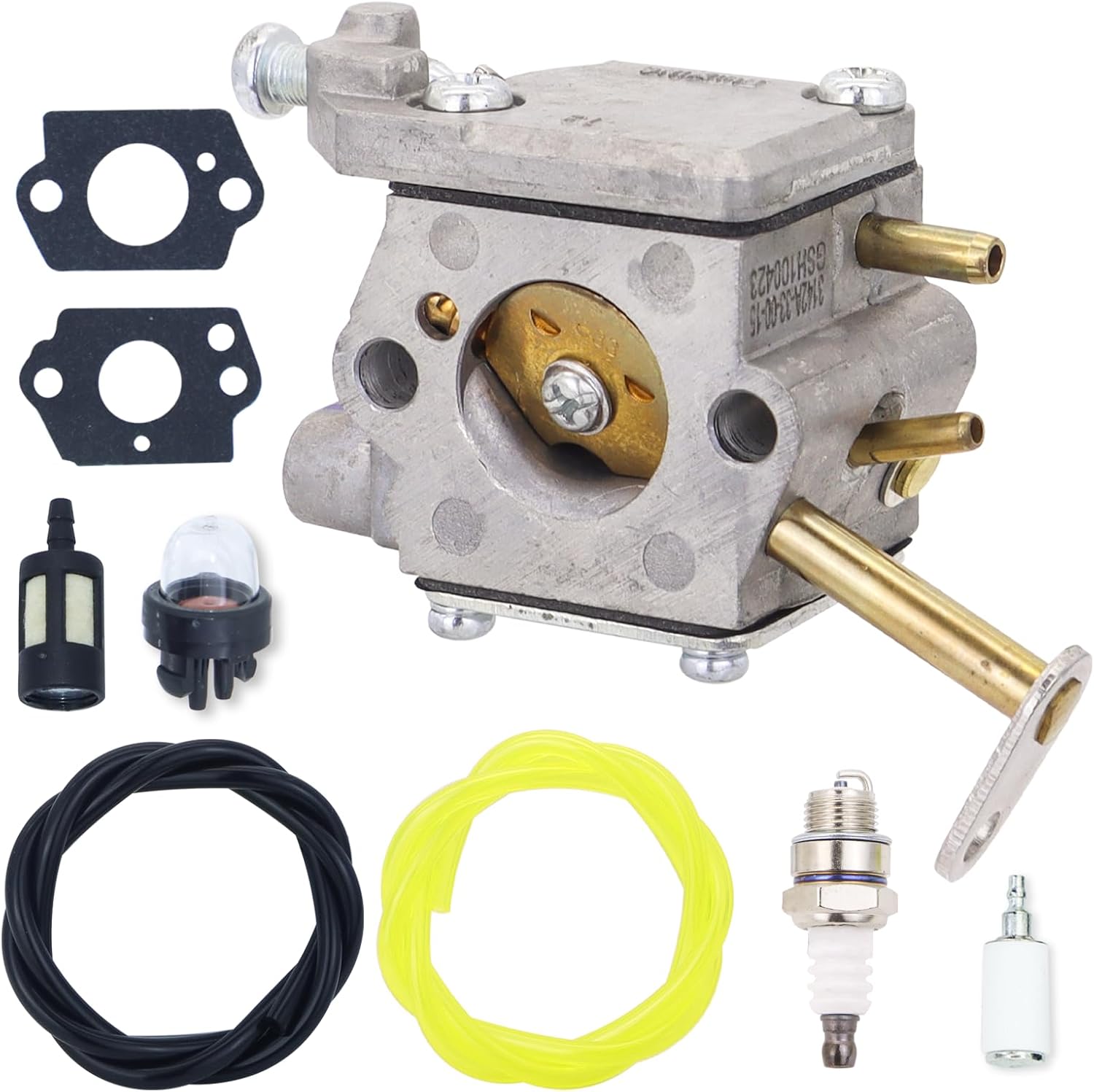 1950 2050 2150 Carburetor Kit Fit for Poulan Chainsaw Parts 1900 2055 2175 2350 2450 2550 262 Wild Thing Chainsaw Replaces 545081885 530069703 530071621