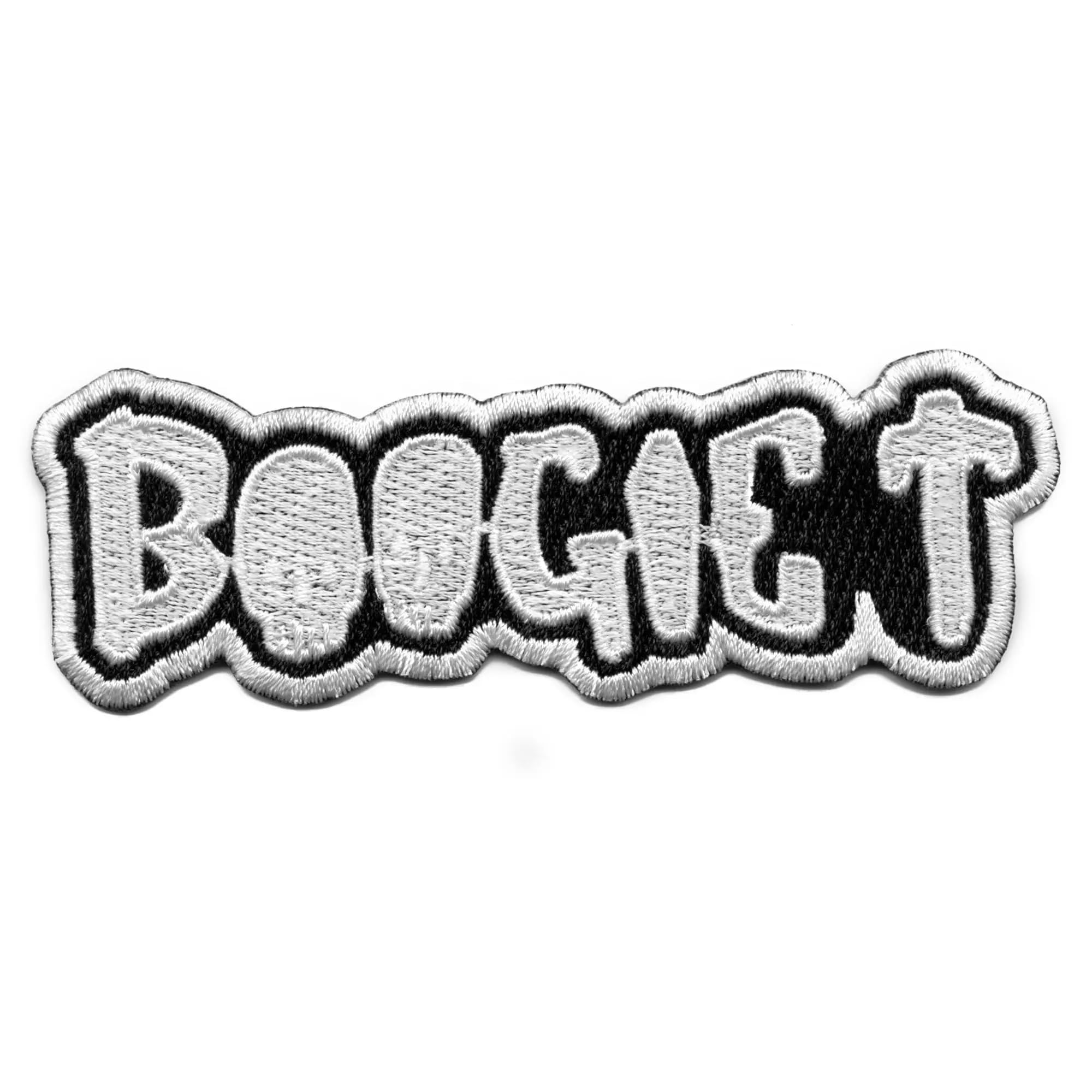 Double Skull Patch EDM Artist Logo Glow in The Dark Embroidered Iron On