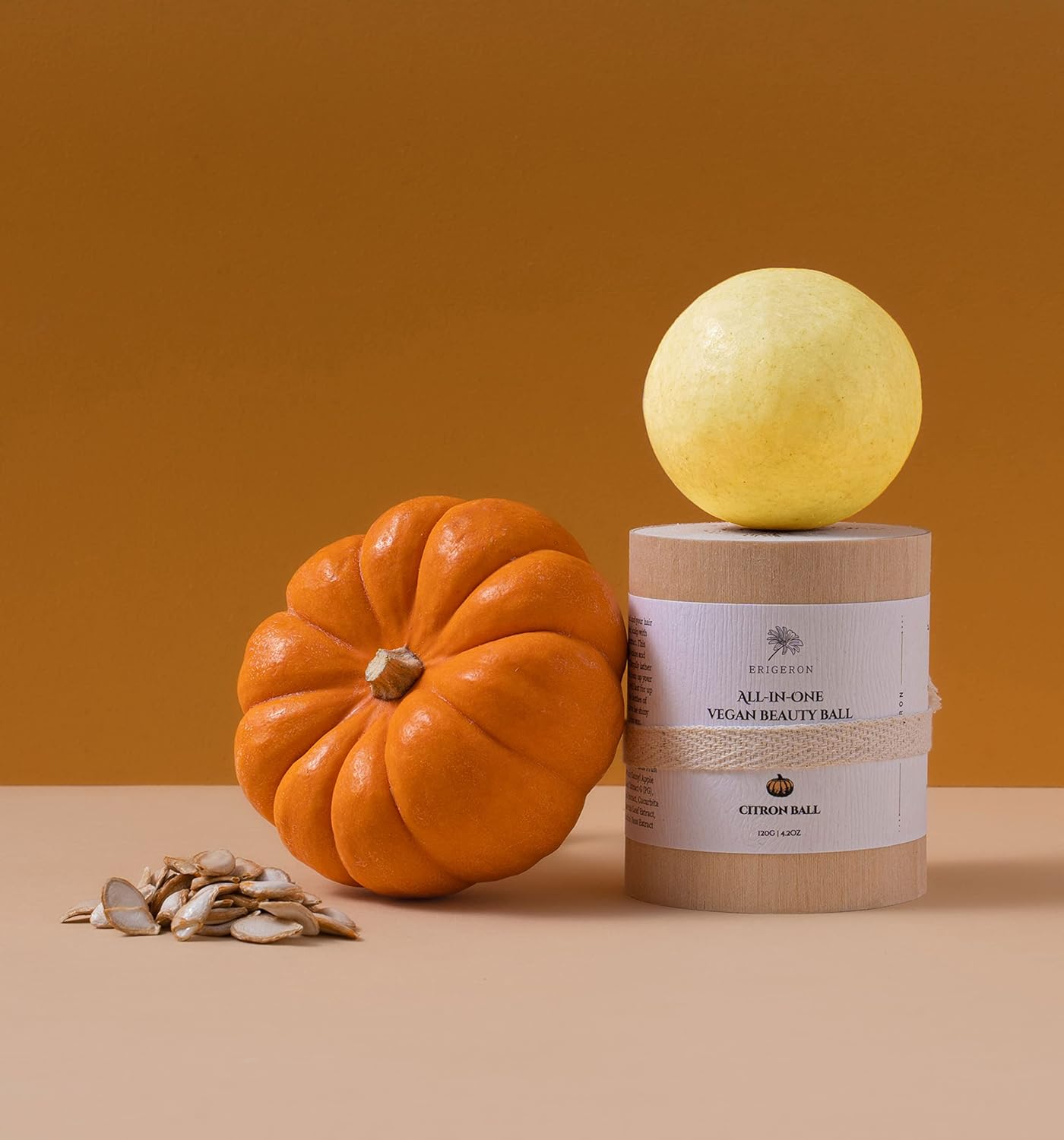 All-In-One Vegan Cruelty-Free Natural Ingredients Handmade Citron Beauty Ball Shampoo Bar with Zero Waste Box Packaging