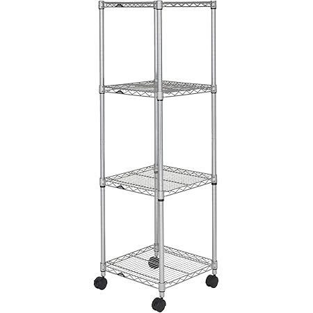 Amazon ルミナス レギュラーシリーズ ポール径25mm フリーラック 4段 幅46 奥行46 高さ156 5cm Nlh4615 4 スチール ラック本体 オンライン通販