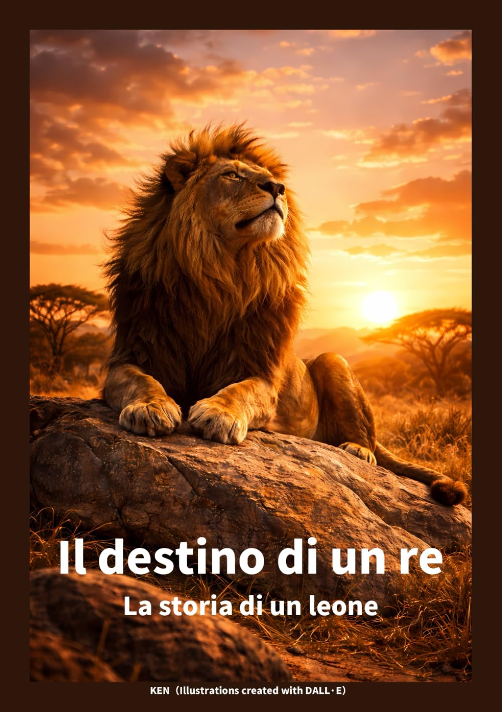 Il destino di un re: La storia di un leone (Storie della natura sulla solitudine e il silenzio)