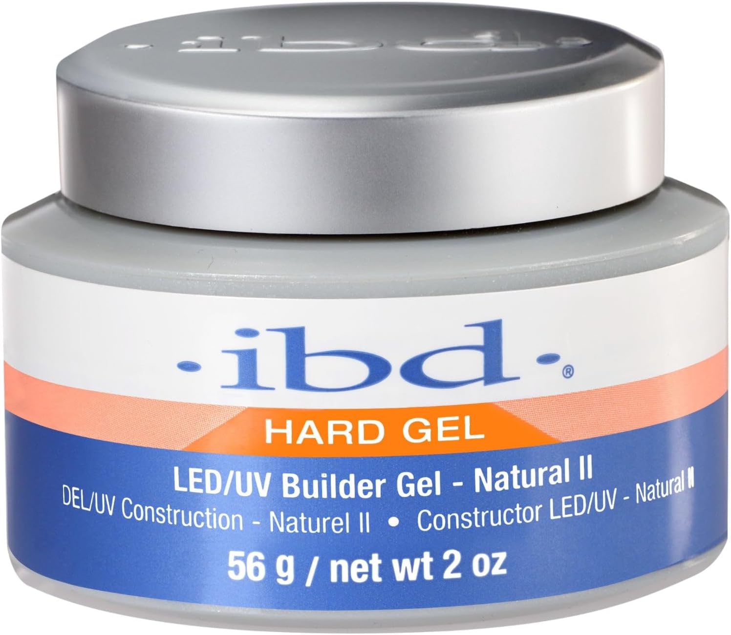 IBD Hard Gel LED/UV, Builder Gel, Natural II, 2 oz