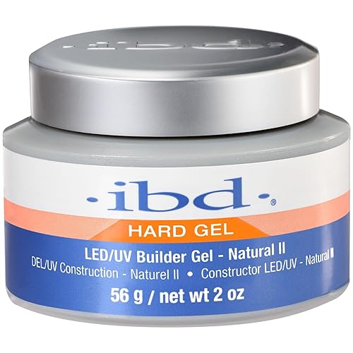 Miniatura 2 de IBD Gel duro LED/UV, gel constructor, rosa II, 0.5 oz Rosa II, gel constructor (rosa II),Claro,2-Claro,Gel constructor transparente