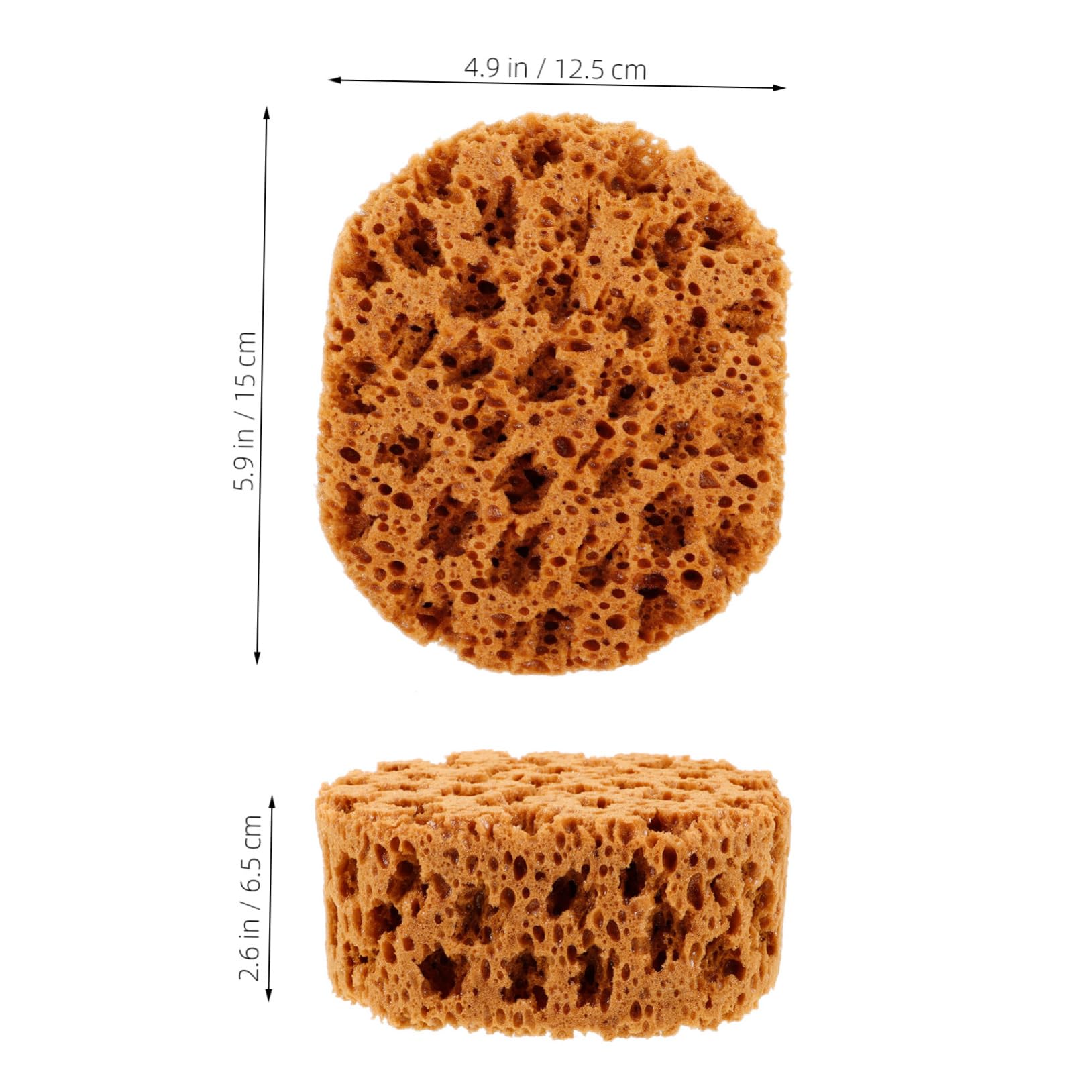 Operitacx 5pcs Art Painting Tool Comfortable Round Sponges for Blending Reusable Paint Sponges for Art and DIY Projects