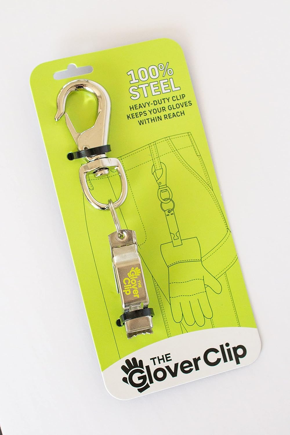 Heavy-Duty Steel and Metal Work Glove Clip