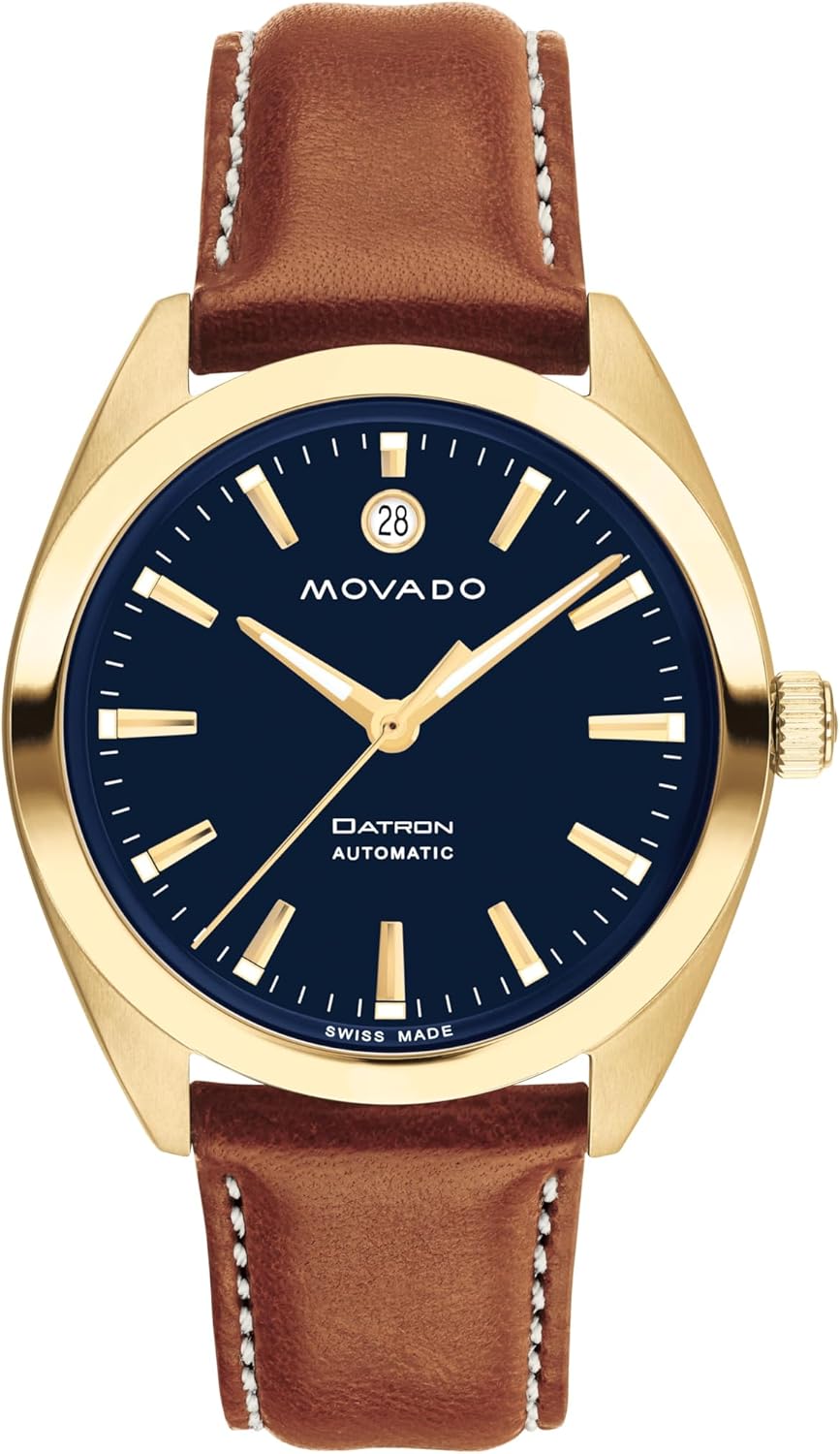 Movado Heritage Series Datron Men’s Automatic Watch, Swiss Self-Winding, 40mm