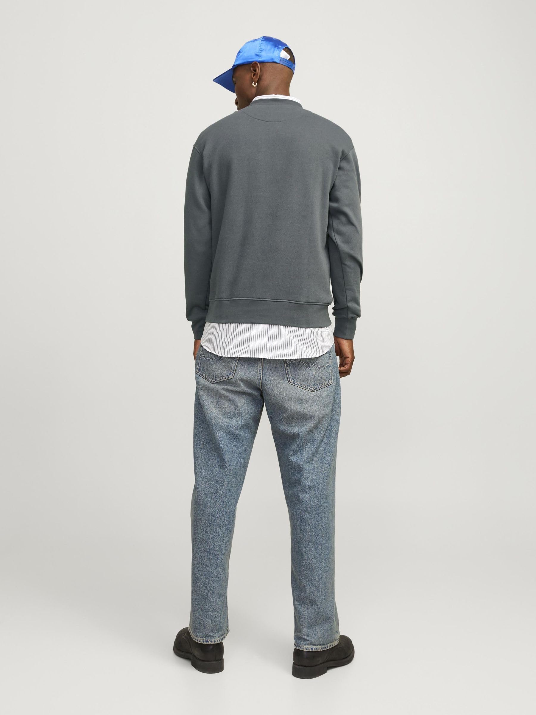 JACK & JONES Sweat-Shirt Sweat à col Rond Imprimé
