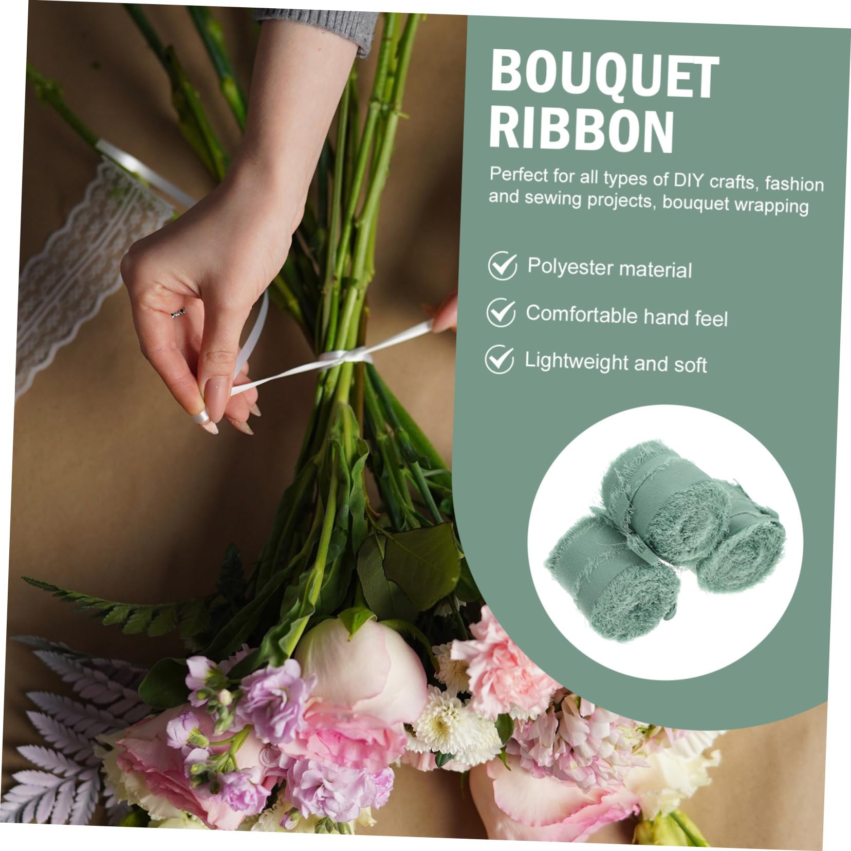 LALAFINA 9 Rollen Chiffonband Festliches Geschenkband Blumenverpackungsband Hochzeitsstraußbänder Bänder Zum Verpacken Von Geschenken -dekorband Schleife Polyester Braut Geschenkbox