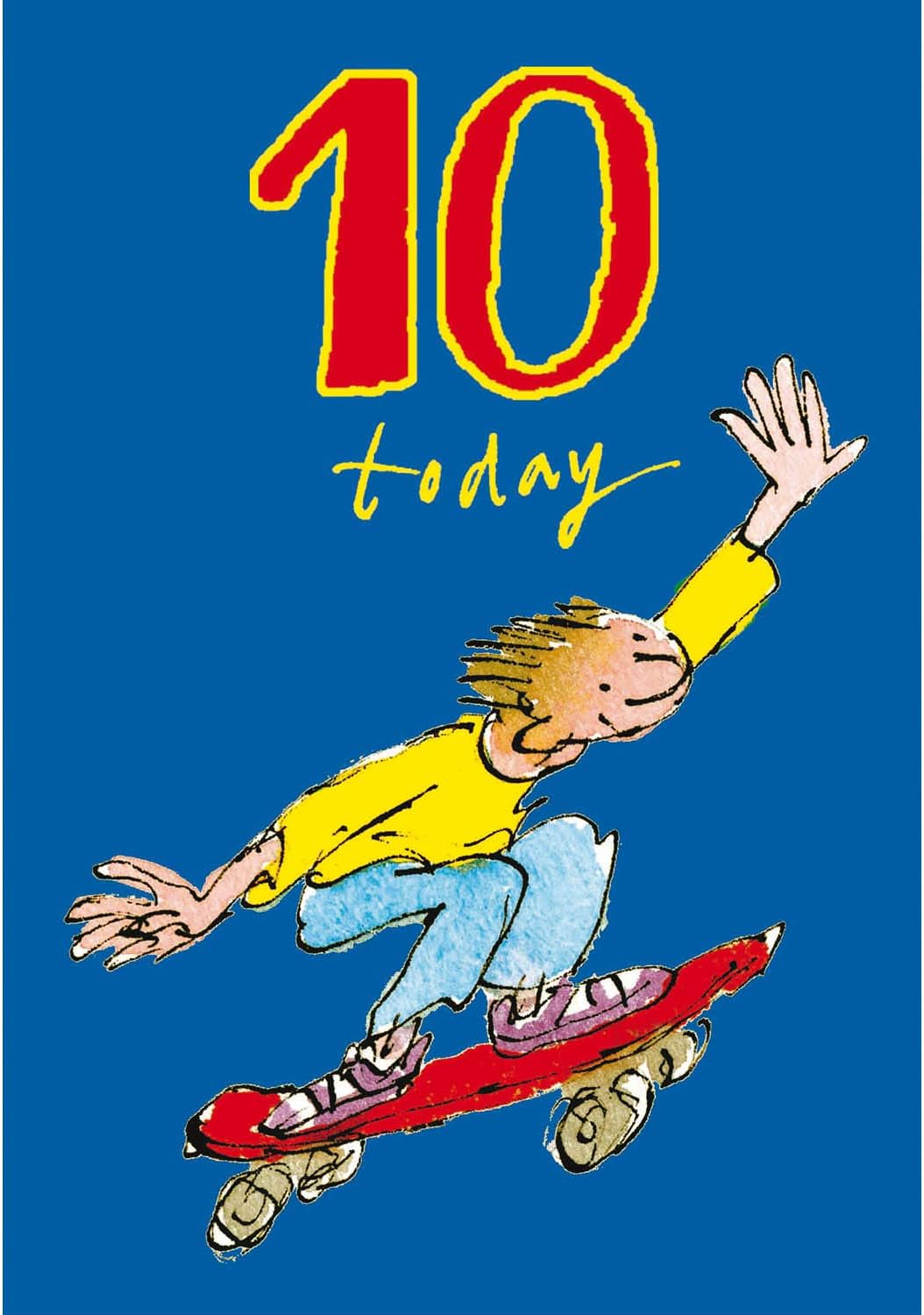 Quentin Blake 90th Birthday Greeting Card Popular Range Greetings Cards : Aazon.es