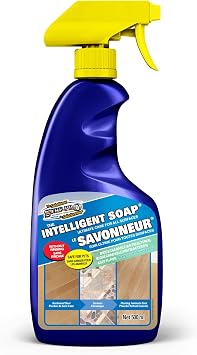 SURF PRO Floor Cleaner Spray for All Surfaces, no rinse ready to use formula, 500 ml, safe for wood vinyl ceramic tile and laminate, Intelligent Soap